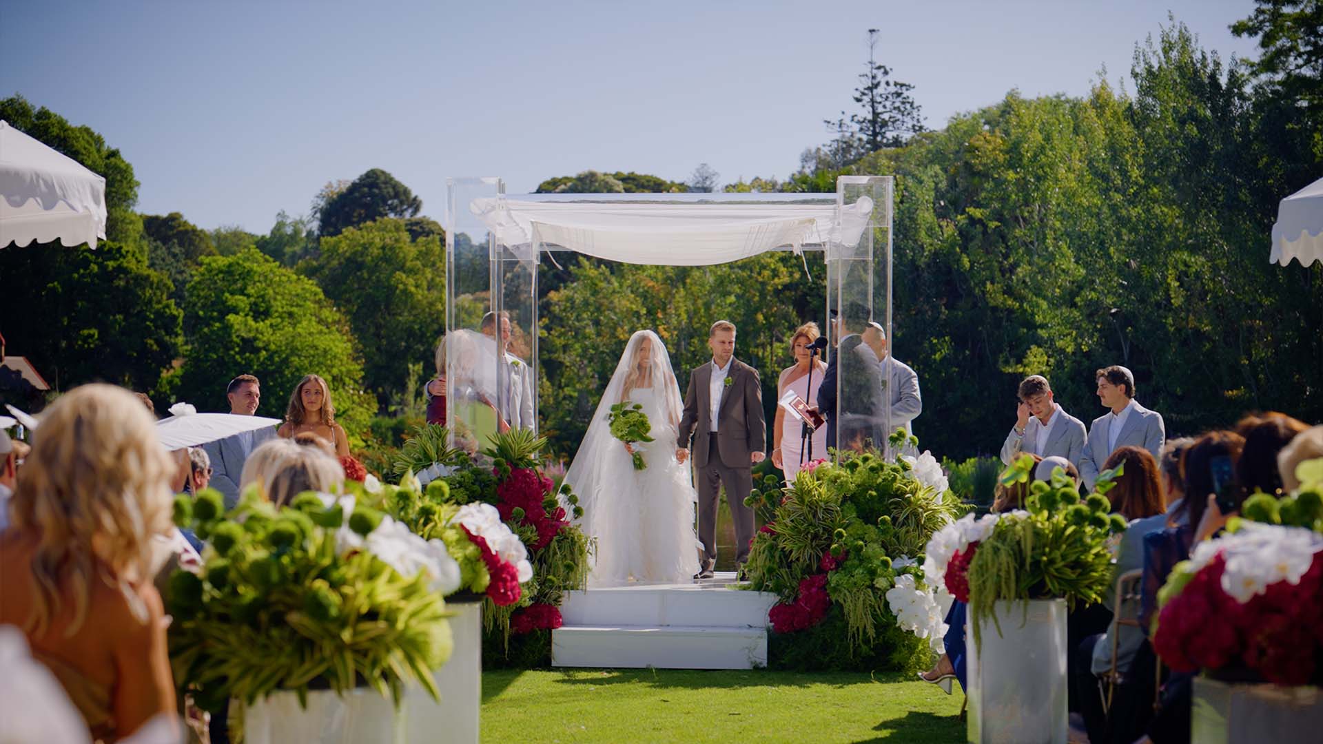 Chelsey and Jesse's wedding at Alto, Royal Botanic Gardens Melbourne