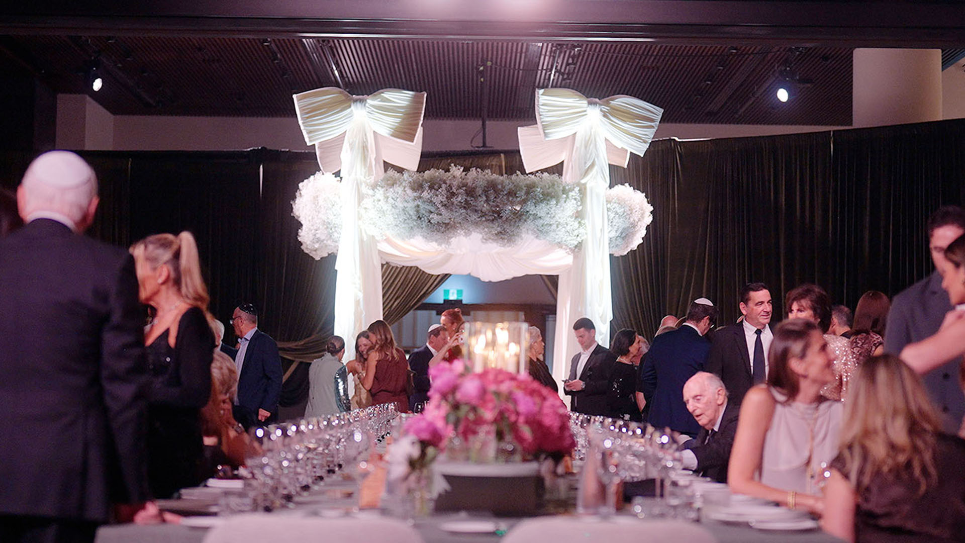 A wedding reception in Melbourne, captured on film by Sea of Love
