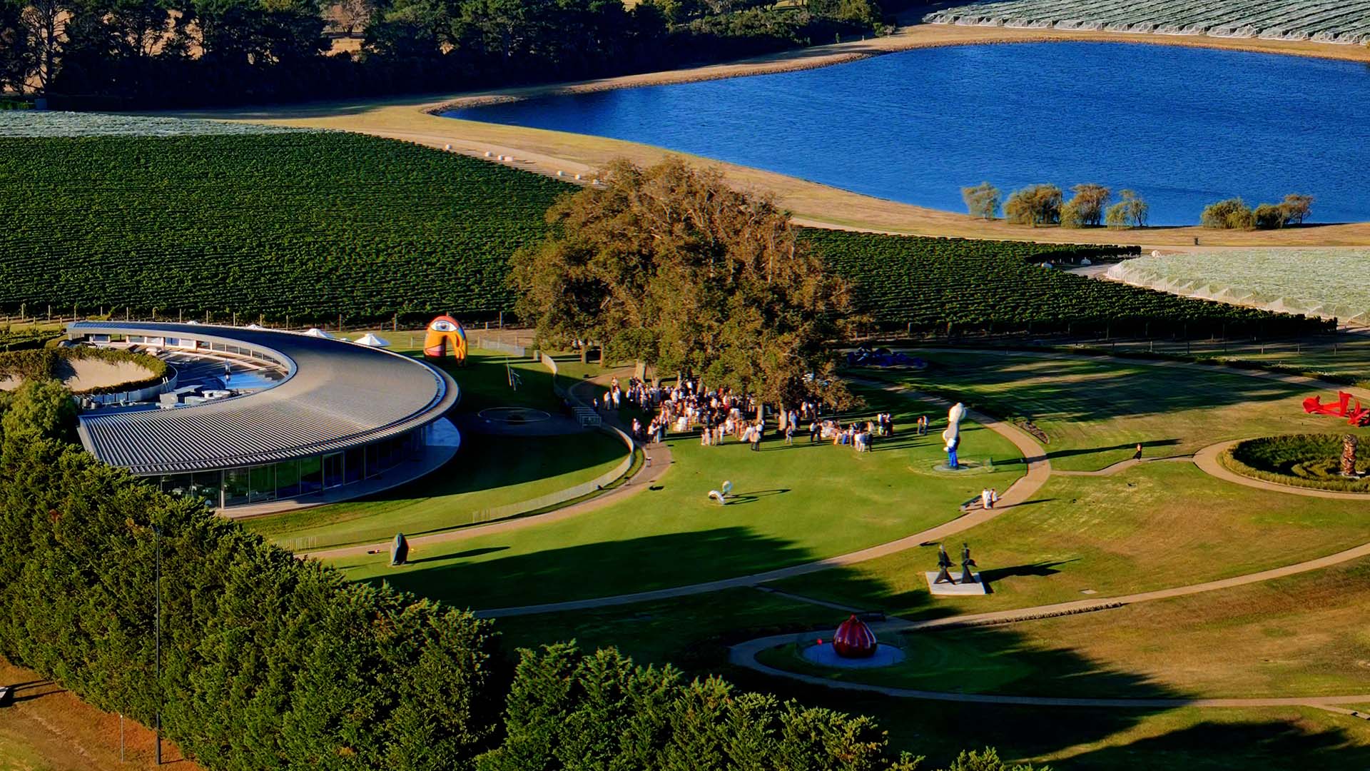 Taylor and Kelsey's wedding at Pt. Leo Estate on the Mornington Peninsula